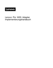 Lenovo Pro WiDi Implementierungshandbuch