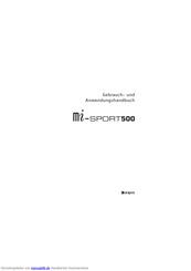 Compex Mi-SPORT500 Gebrauchs- Und Anwendungshandbuch