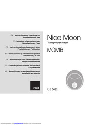 Nice Moon MOMB Installierungs-Und Gebrauchsanleitungen Und Hinweise