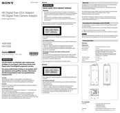 Sony HDTX200 Bedienungshandbuch