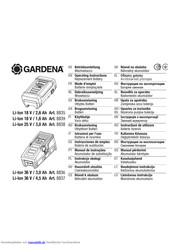 Gardena 8835 Betriebsanleitung
