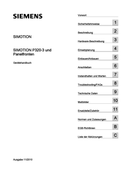 Siemens SIMOTION P320-3 Handbuch