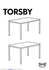 IKEA TORSBY Bedienungsanleitung