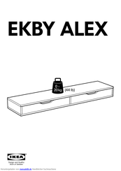 IKEA EKBY ALEX Bedienungsanleitung