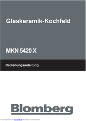 Blomberg MKN 5420 X Bedienungsanleitung