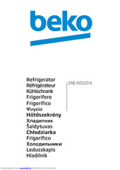 Beko GNE 60520 X Anleitung