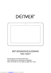 Denver TAC-10011 Benutzerhandbuch