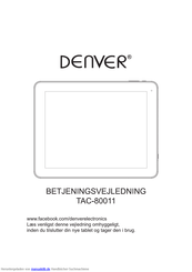 Denver TAC-80011 Benutzerhandbuch