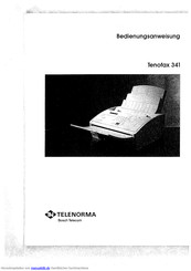 Telenorma Tenofax 341 Bedienungsanweisung