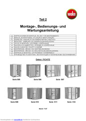 Weka 514 Series Montage-, Bedienungs- Und Wartungsanleitung