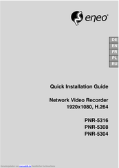 Eneo PNR-5316 Sicherheitshinweise Und Kurzanleitung