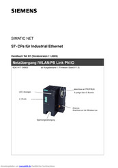 Siemens IWLAN/PB Link PN IO Handbuch