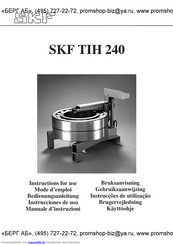 SKF TIH 240 Bedienungsanleitung