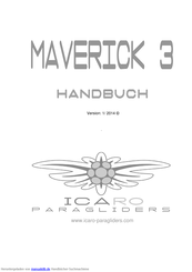 ICARO paragliders MAVERICK 3 Handbuch