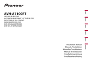 Pioneer AVH-A7100BT Installationsanleitung
