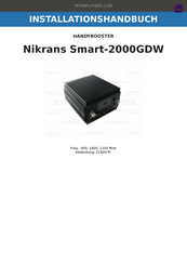 MyAmplifiers Nikrans Smart-2000GDW Benutzerhandbuch