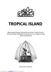 Bio Green TROPICAL ISLAND XL Bedienungsanleitung