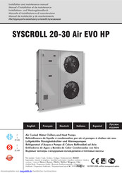 Systemair SYSCROLL 20 Air EVO HP Installations- Und Wartungshandbuch