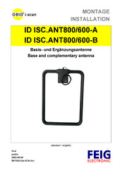 FEIG Electronic ID ISC.ANT800/600 Series Montage