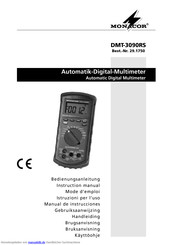 Monacor DMT-3090RS Bedienungsanleitung