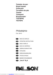 PALSON Philadelphia Gebrauchsanleitung