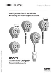 Baumer HOG 71 Montage- Und Betriebsanleitung