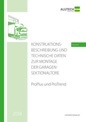Alutech ProPlus series Montageanleitung