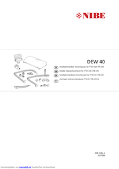 Nibe DEW 40 Installateurhandbuch