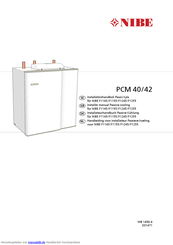 Nibe PCM 42 Installateurhandbuch
