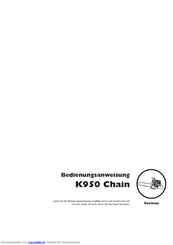 Husqvarna K950 Chain Bedienungsanweisung