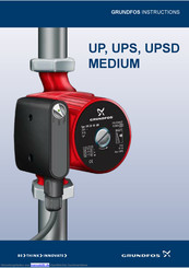 Grundfos UPSD Medium Serie Bedienungsanleitung