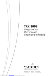 SCAN domestic TRK 1009 Bedienungsanleitung