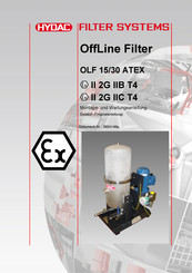 HYDAC FILTER SYSTEMS OLF 45 ATEX Montage- Und Wartungsanleitung