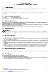 Medion P89323 Kurzanleitung