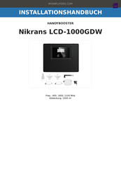 MyAmplifiers Nikrans LCD-1000GDW Installationshandbuch