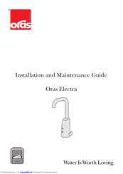 Oras Electra 6332F Wartungs- Und Installationshandbuch