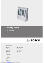 Bosch BAT 100 LSN Bedienungsanleitung