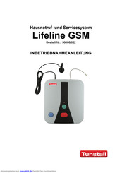 Tunstall Lifeline GSM Inbetriebnahmeanleitung
