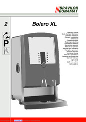 BRAVILOR BONAMAT Bolero XL Operator Handbuch