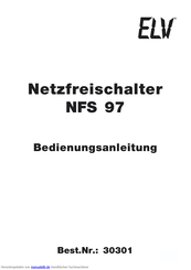 elv NFS 97 Bedienungsanleitung