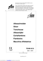 Team International TEAM AS 9/FS 989 Gebrauchsanleitung