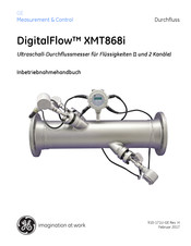 GE DigitalFlow XMT868i Inbetriebnahmehandbuch