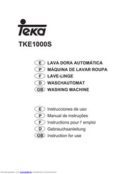 Teka TKE1000S Gebrauchsanleitung