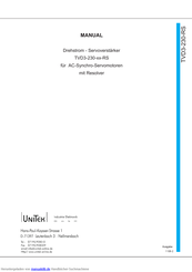 Unitek r TVD3.230 Handbuch