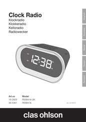 Clas Ohlson R0084-N-UK Bedienungsanleitung