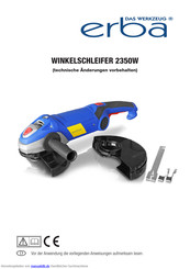 erba 2350W Bedienungsanleitung