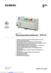Siemens PXC3.E75 Handbuch