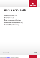 Batavus E-go Emotion 36V Bedienungsanleitung