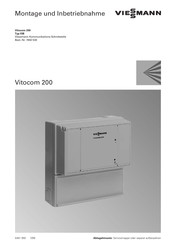 Viessmann Vitocom 200 Typ EIB Montage Und Inbetriebnahme