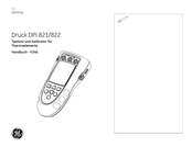 GE Sensing Druck DPI 822 Handbuch